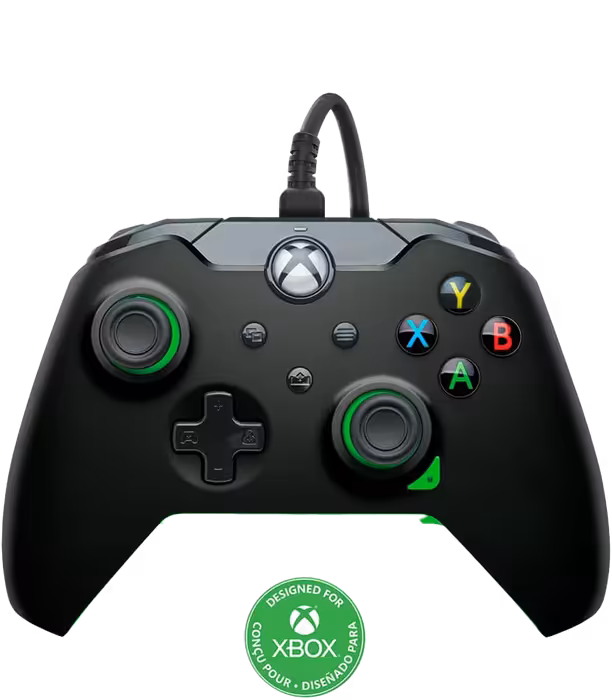 PDP Wired Xbox Controller Neon Black